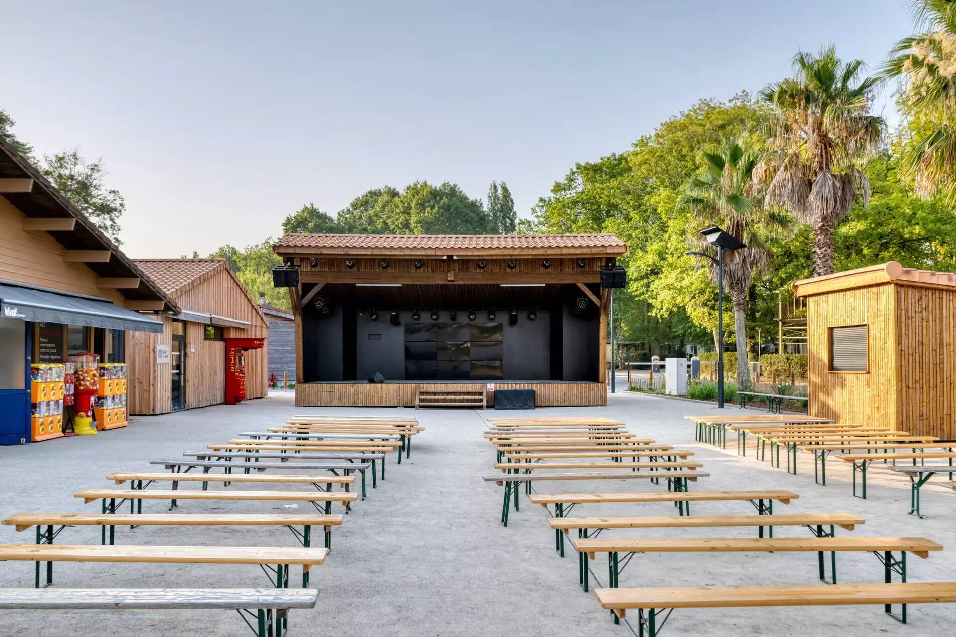 Enceinte de l’hébergement