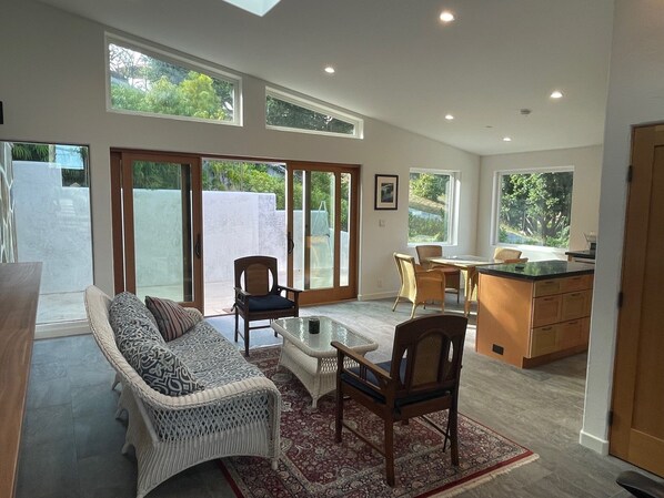 Stereo, offices, computer monitors - Charming 2-bedroom guest house in quiet neighborhood.  

 (Goleta)