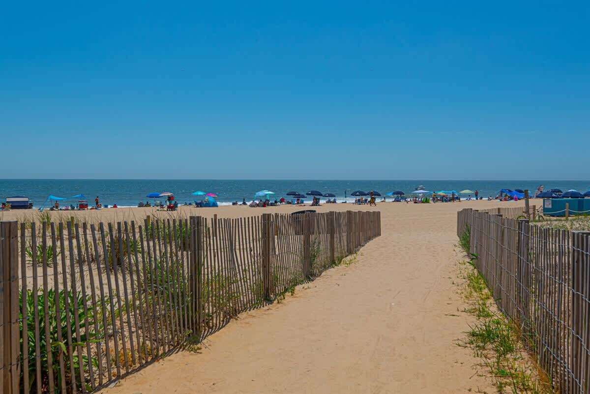 On the beach