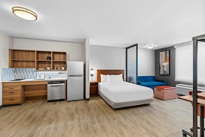 Suite, 1 queensize bed, toegankelijk voor mindervaliden, niet-roken | Verduisterende gordijnen, beddengoed