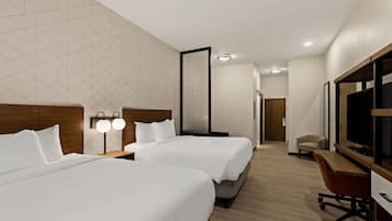 Suite, 2 Queen Beds, Non Smoking | Blackout drapes, free WiFi, bed sheets