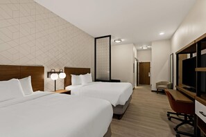 Suite, 2 Tempat Tidur Queen, Bebas Asap Rokok | Tirai kedap cahaya, Wi-Fi gratis, dan seprai linen
