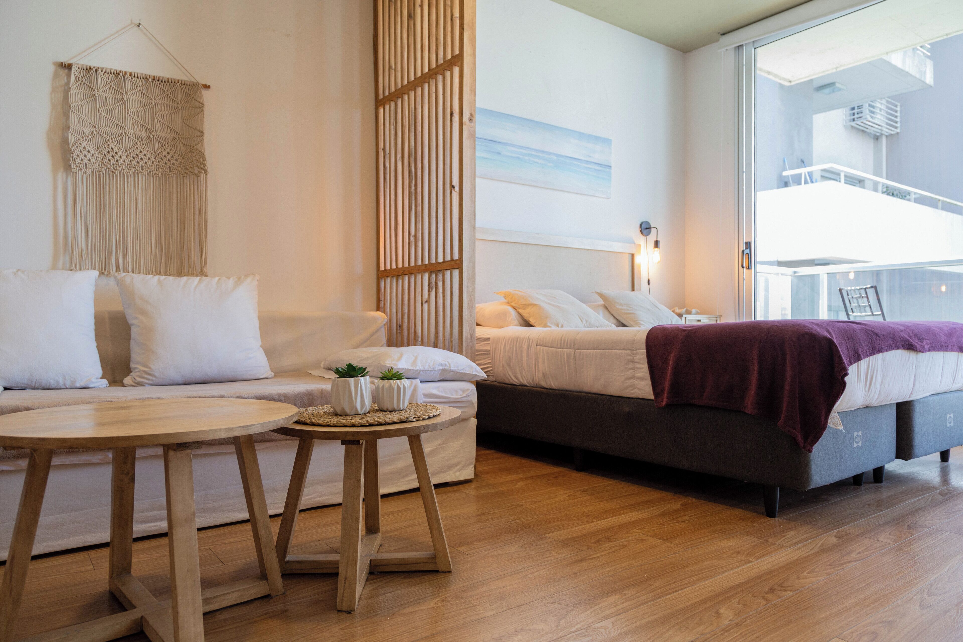 Studio, Balcony, City View (5.3) | Premium bedding, down comforters, pillowtop beds, individually decorated