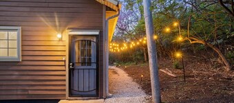 Cozy studio located STEPS from the UofA campus and nestled in secluded woods!