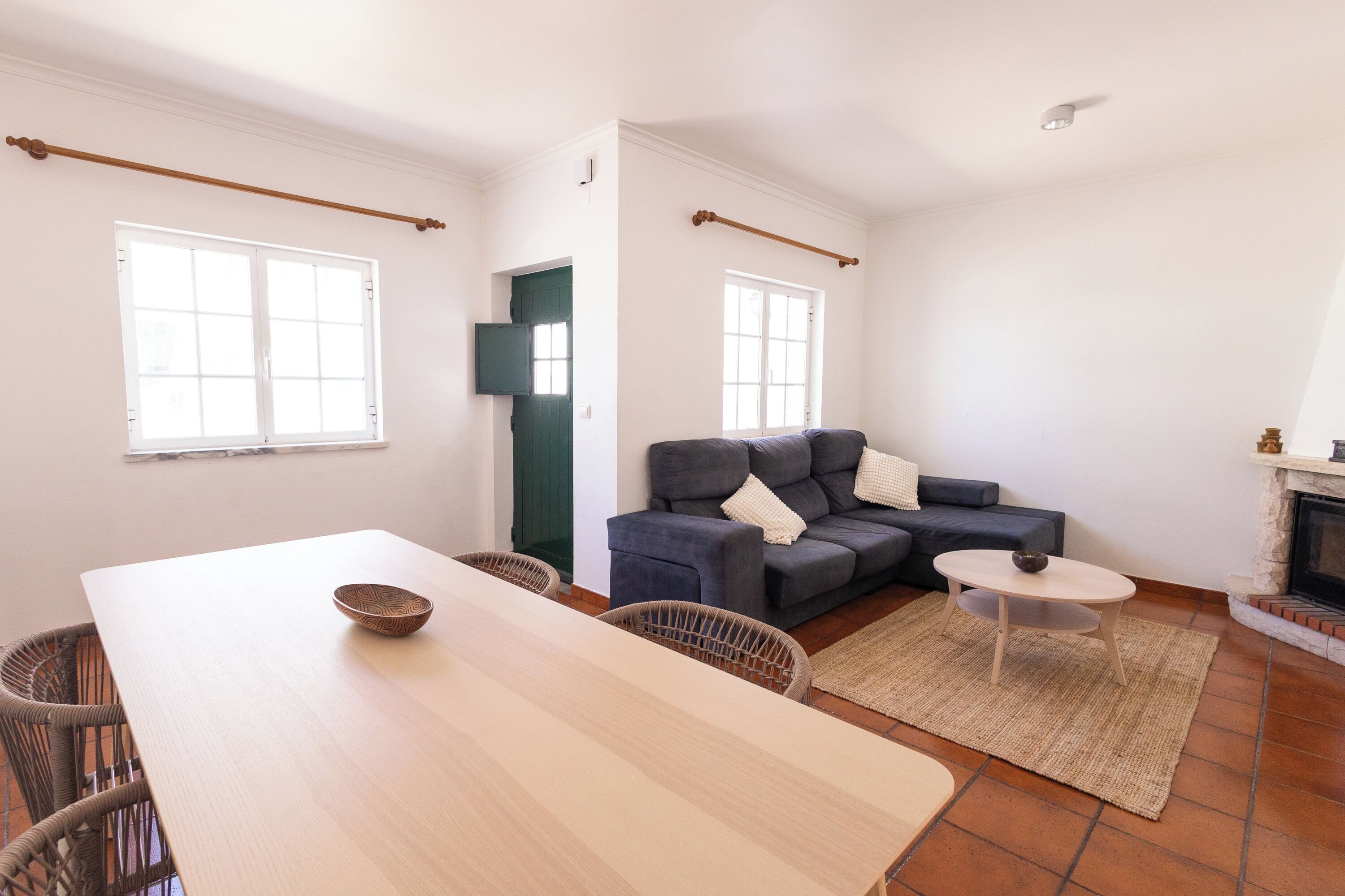 TV connectée, cheminée