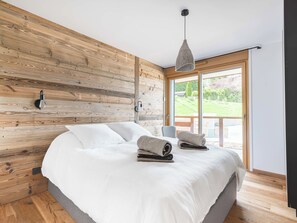 3 bedrooms, WiFi, bed sheets - Appartement Boréal - At the summit of Combloux (Combloux)