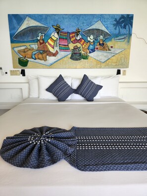 Villa, 4 Schlafzimmer, eigener Pool, Meerblick | 3 Schlafzimmer, Zimmersafe, Verdunkelungsvorhänge, Bügeleisen/Bügelbrett