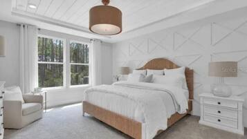 5 bedrooms, iron/ironing board, WiFi, bed sheets