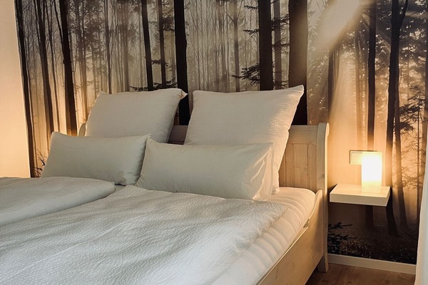 Ferienwohnung Auszeit Zwanzig-Schlafzimmer