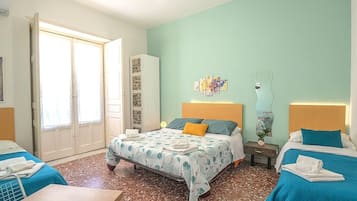 Appartement Confort, 3 chambres, non-fumeurs, balcon | Décoration personnalisée, ameublement personnalisé, bureau