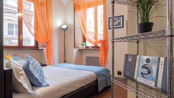 Lejlighed - balkon | 1 soveværelse, arbejdsområde til bærbare computere