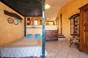 1 makuuhuone, vuodevaatteet