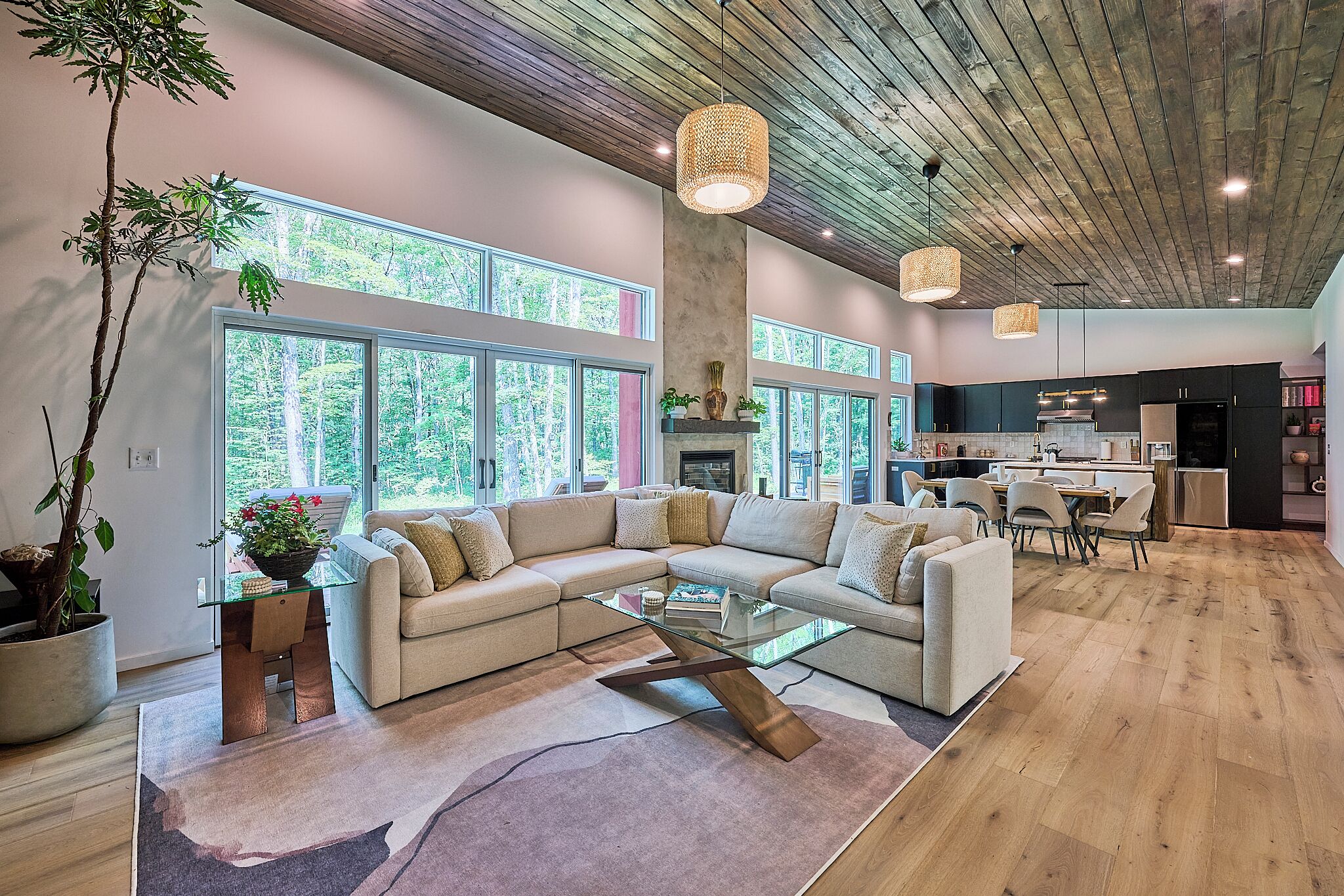 A Modern Escape: 3-bed Contemporary on 5+ acres <1 Mile from the Delaware River.
