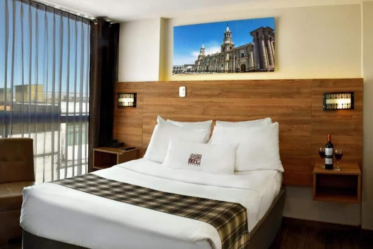 Habitación doble | Minibar, muebles diferentes, escritorio y wifi gratis