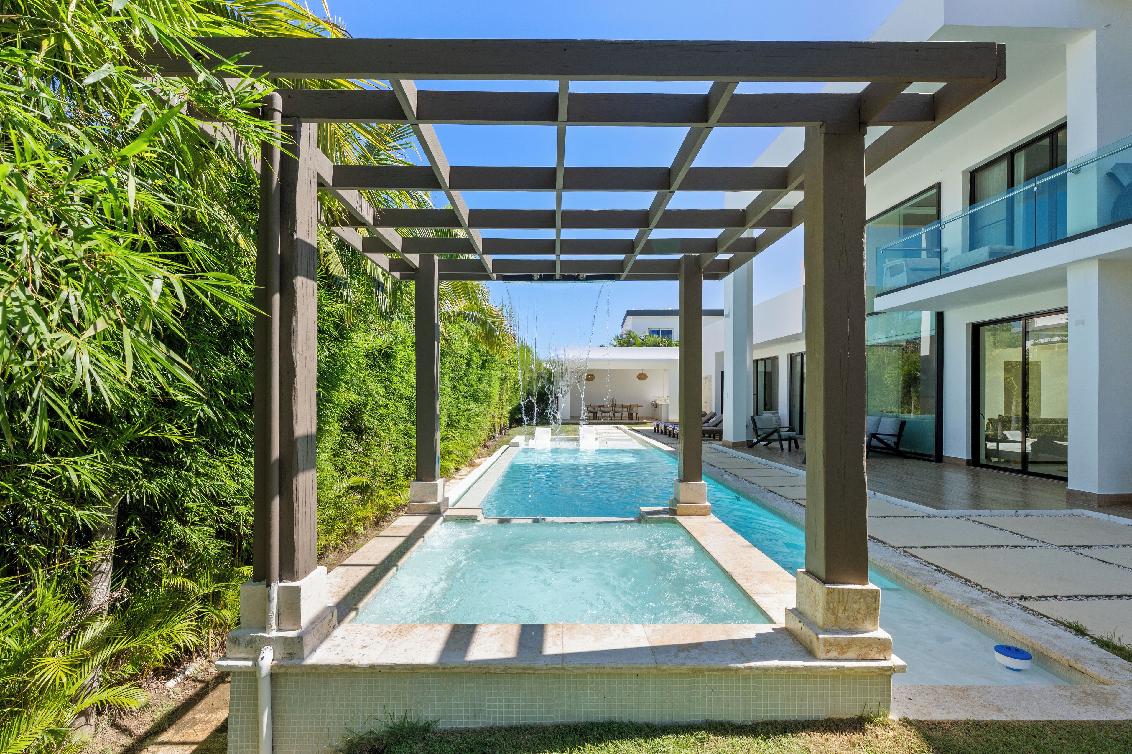 Alberca al aire libre 