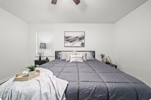 2 soverom, strykejern/-brett, wi-fi og sengetøy