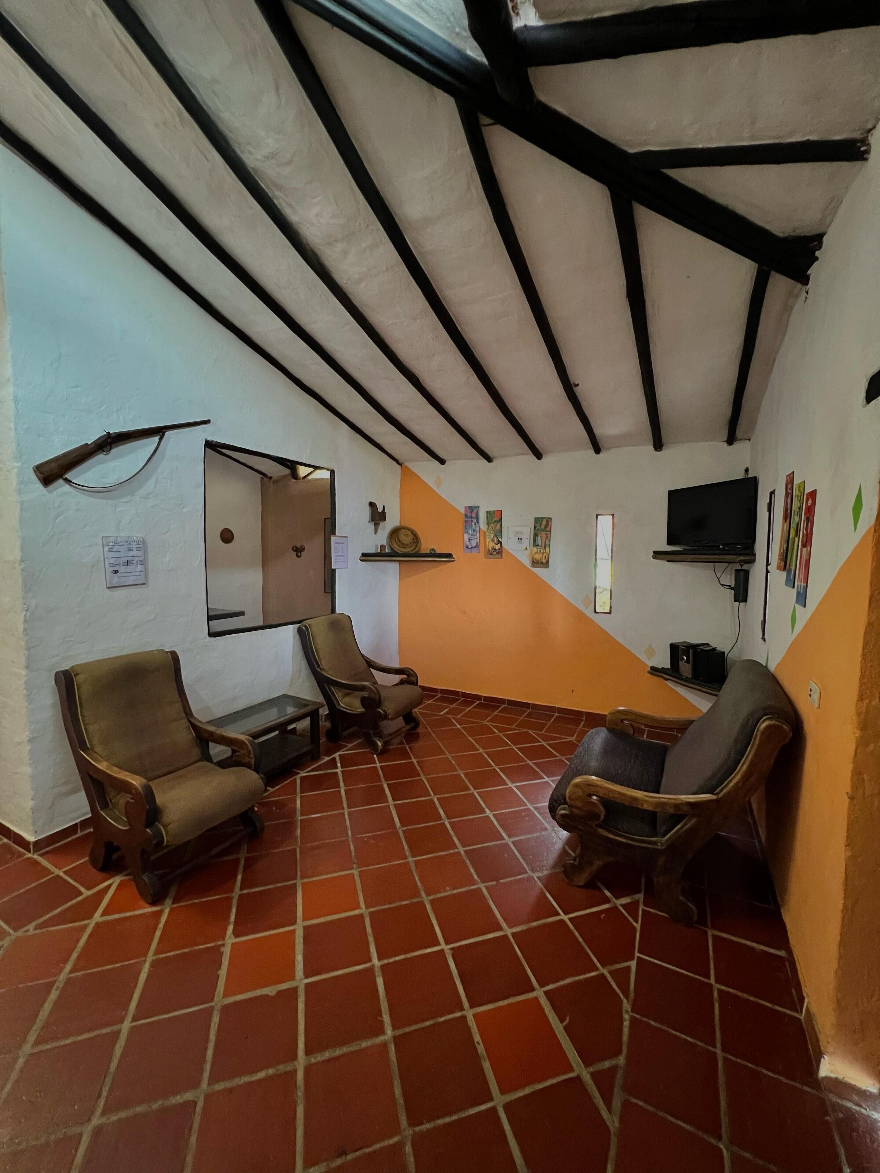 Family Cabin, Mountain View | Living area | Flat-screen TV