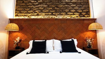 Down duvets, memory-foam beds, blackout curtains, iron/ironing board