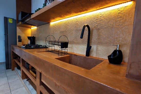 Fridge, microwave, toaster, blender - Casa Sofi Oaxaca (Oaxaca)