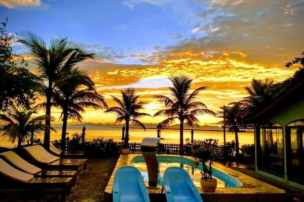 Outdoor pool, open 10:00 AM to 8:00 PM, pool umbrellas, sun loungers