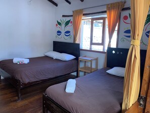 Down comforters, laptop workspace, free WiFi