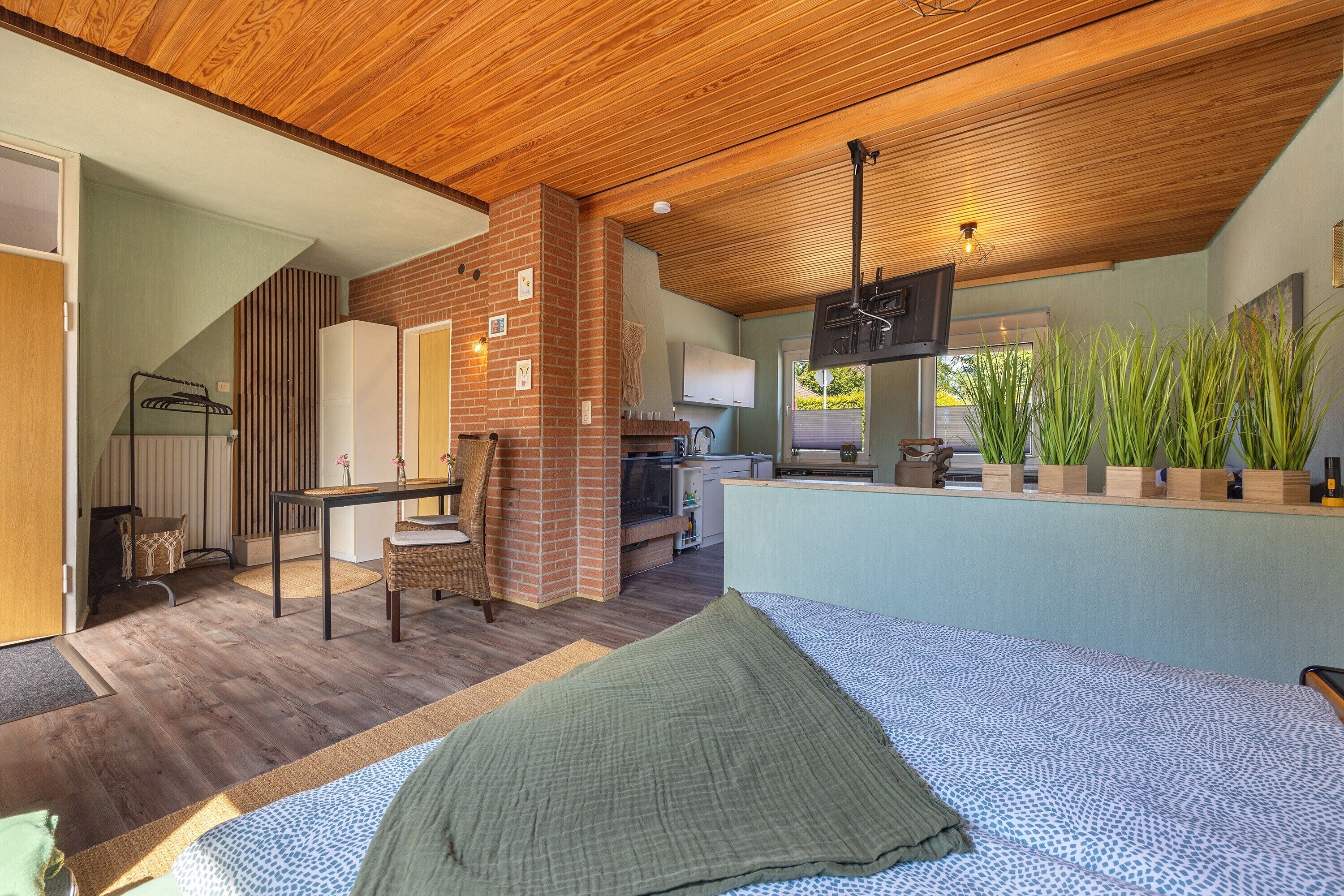 1 室のベッドルーム、WiFi (無料)、ベッドシーツ