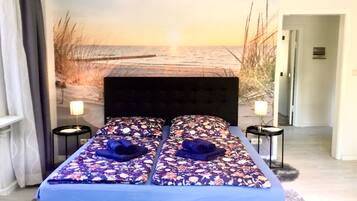 2 間睡房、熨斗/熨衫板、免費 Wi-Fi、床單