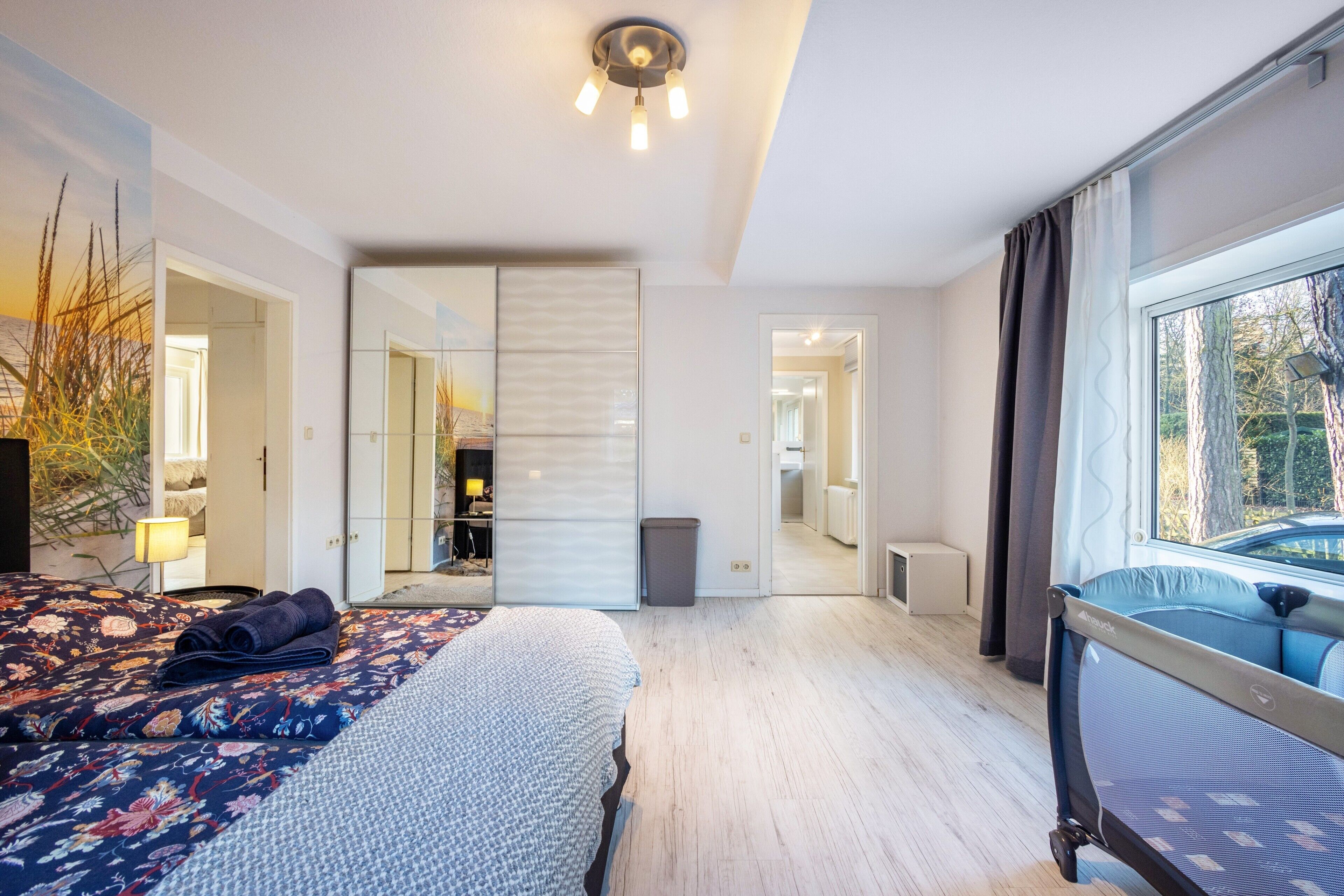 2 bedrooms, iron/ironing board, free WiFi, bed sheets