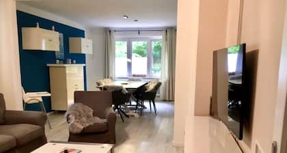 Ferienhaus 'Sandstrand' mit privater Terrasse, privatem Garten und Wi-Fi