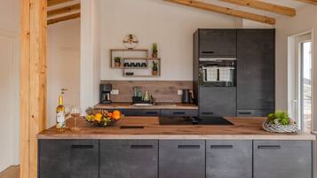 Kühlschrank, Ofen, Herdplatte, Geschirrspüler