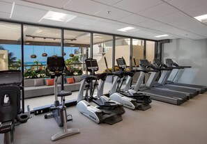 Fitness facility - Direct Oceanfront in the Heart of Waikiki! Spectacular New Custom Reno!!! (Honolulu)