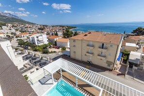 Balcony view - Exclusive villa M apartments (Baska Voda)