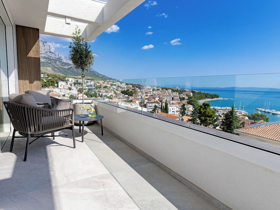 Family Apartment, Balcony, Sea View | Balcony