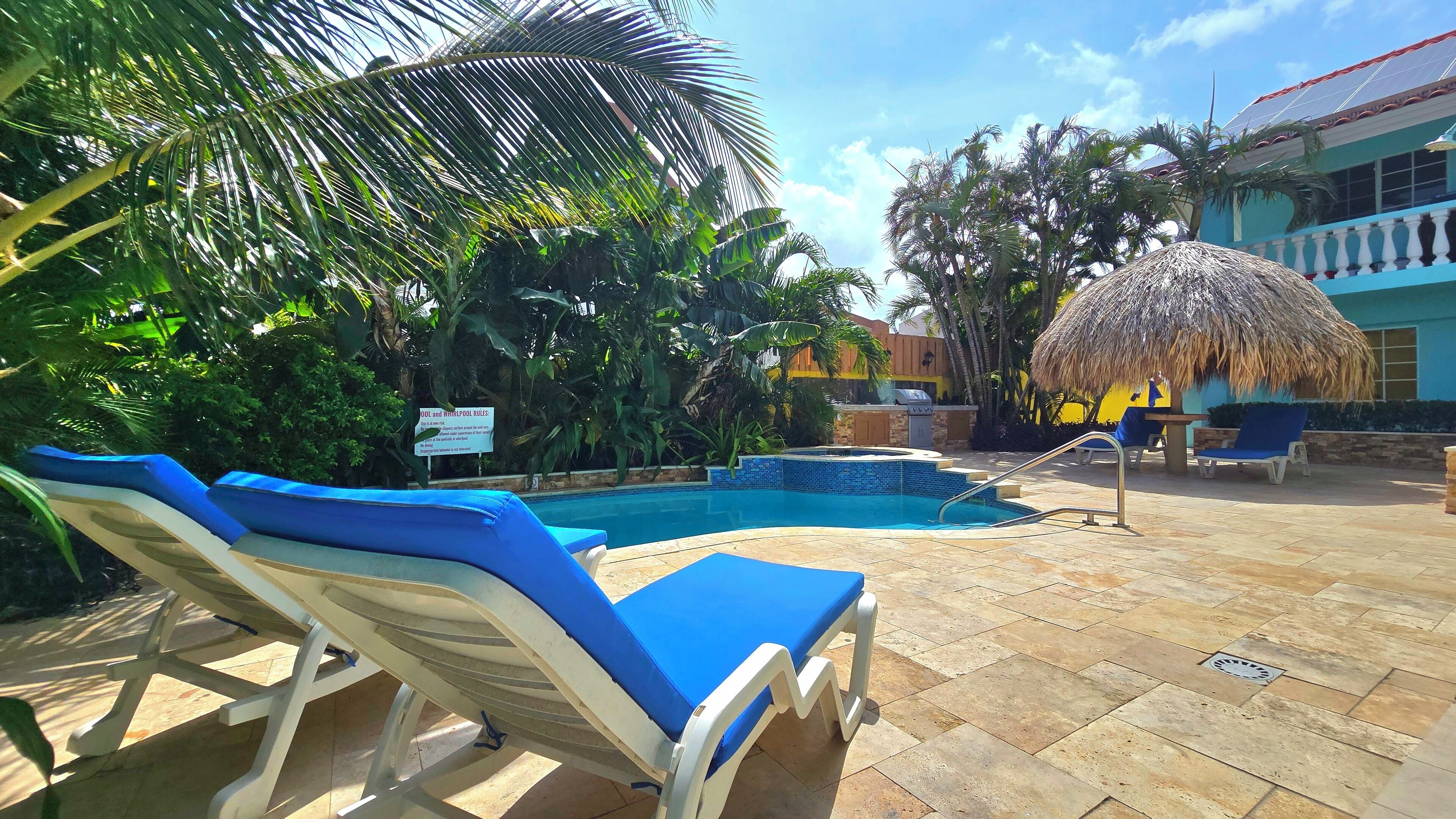 Apartment, 1 Bedroom, Patio, Garden View | Pool | Outdoor pool