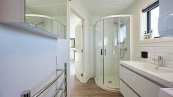 Hair dryer, towels