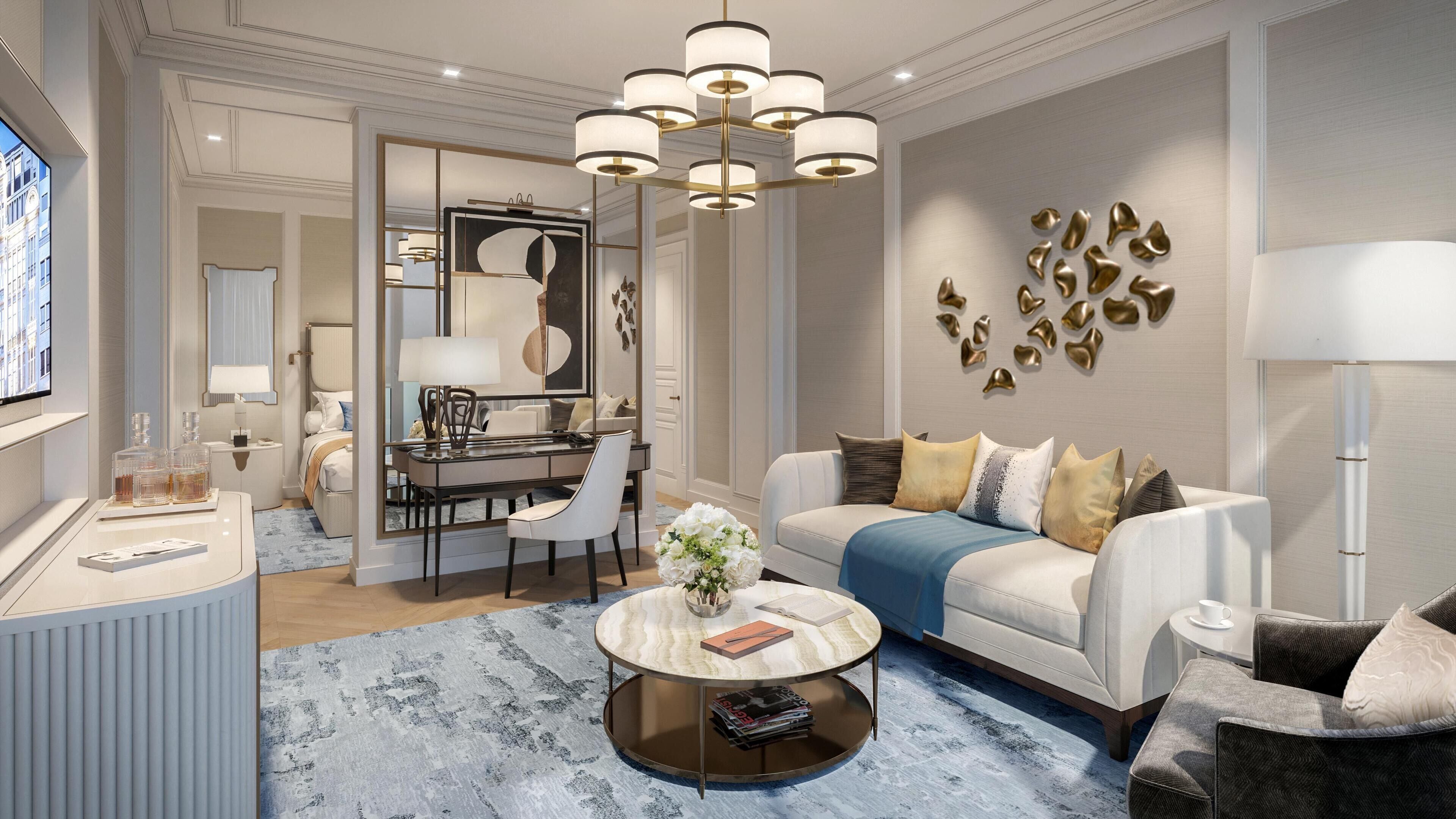 Frette Italian sheets, premium bedding, minibar, in-room safe