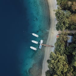 Vista spiaggia/mare