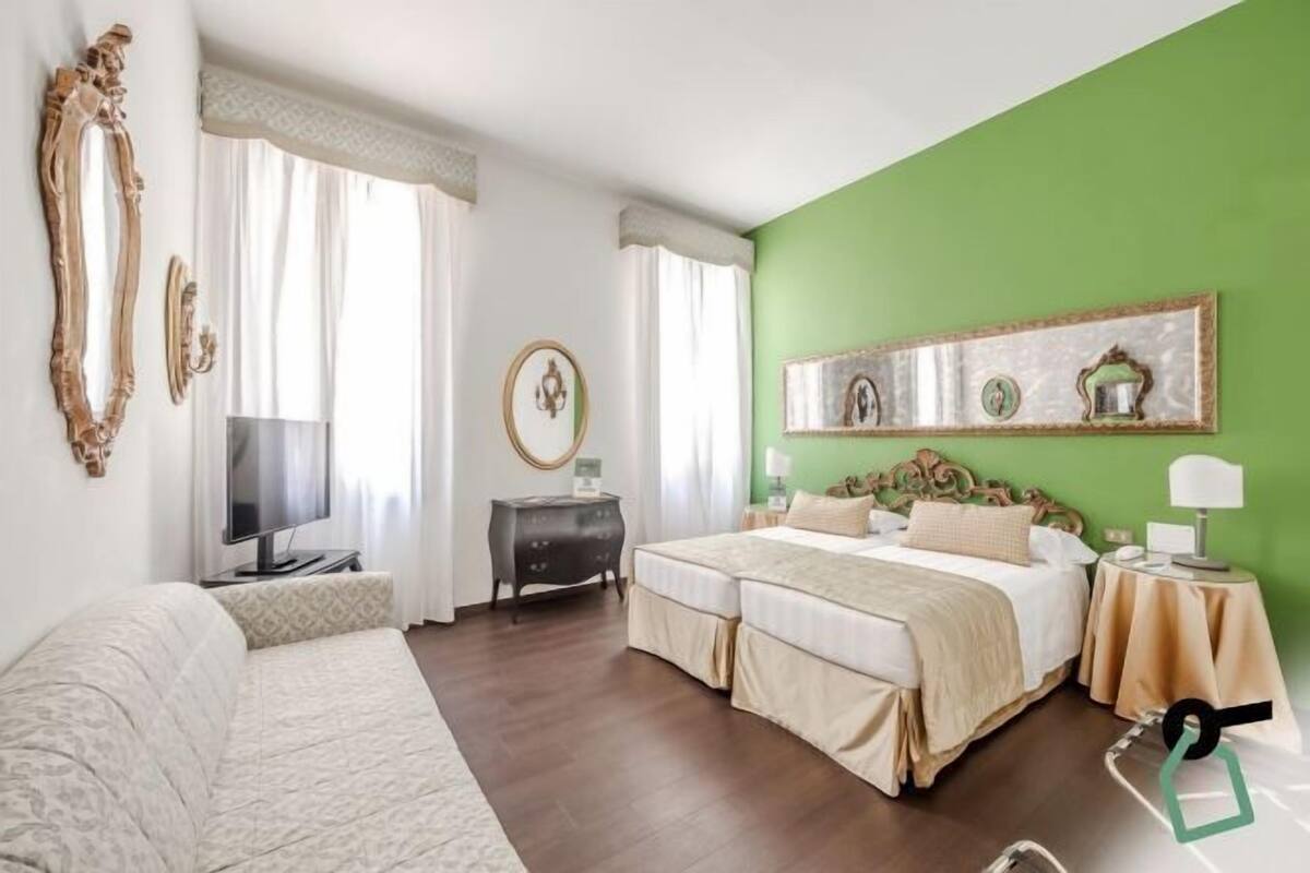 In-room safe, desk, laptop workspace, WiFi (free)