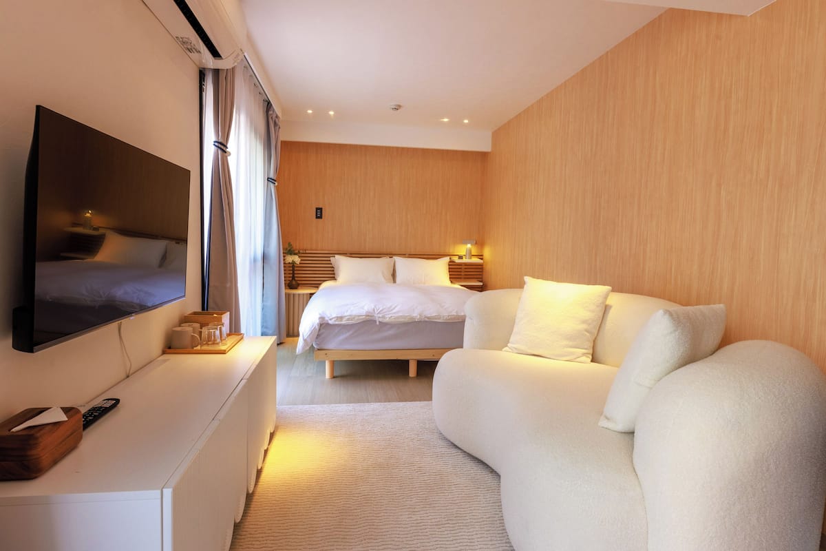 1 chambre, couette en duvet d'oie, décoration personnalisée