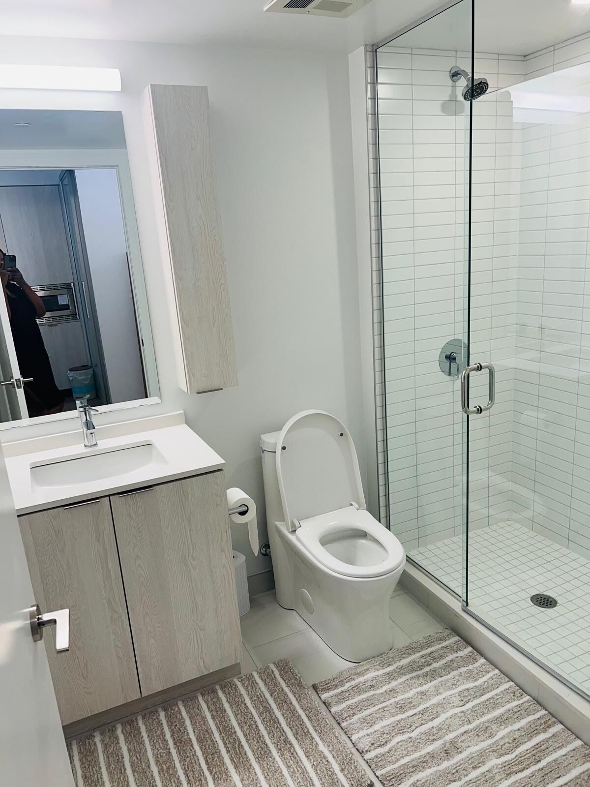 Towels, soap, toilet paper