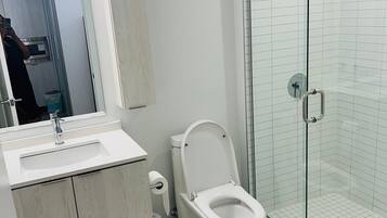 Towels, soap, toilet paper