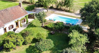 Countryside Retreat with Pool in ChĂąteaudun's Historic Charm