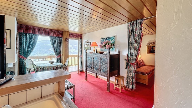 Unclassified image, 1 of 11, button - 2-room apartment with parking, near the slopes (Combloux)