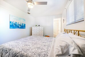 2 bedrooms, iron/ironing board, travel crib, free WiFi