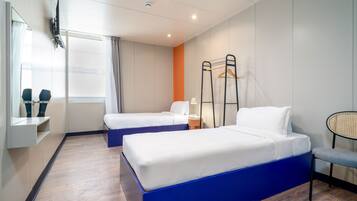 Comfort-Zweibettzimmer | Verdunkelungsvorhänge, kostenloses WLAN