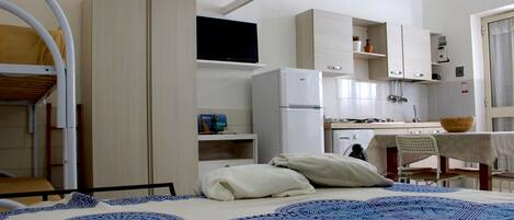 1 غرفة نوم وملاءات أسرّة