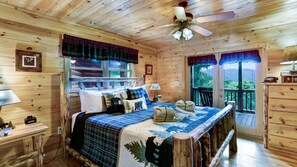 5 bedrooms, desk, iron/ironing board, free WiFi - Skybound Summit -  Stunning Mtn Views, Hot Tub, Fire Pit, Pool Table (Blue Ridge)