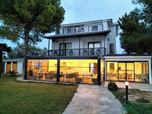 Overnatningsstedets facade