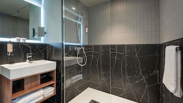 In-room safe, laptop workspace, blackout curtains, soundproofing