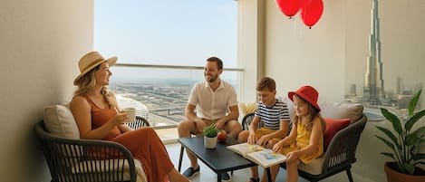 Deluxe Apartment, 2 Bedrooms, City View